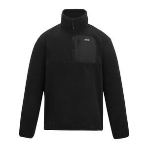Regatta Mens Frankie Quarter Zip Fleece / Black